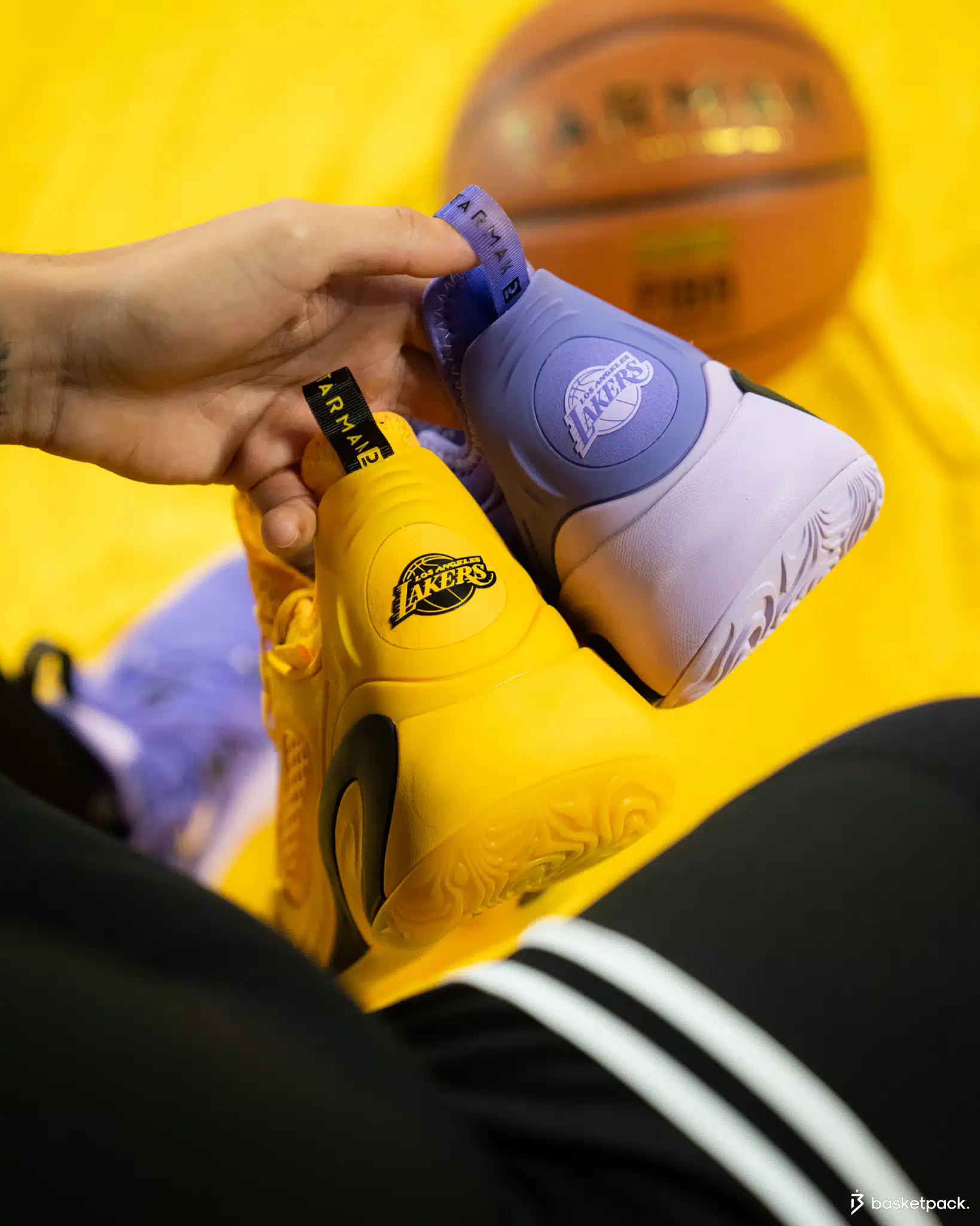 tarmak se900 nba 2022 lakers edition limitee shooting basketpack