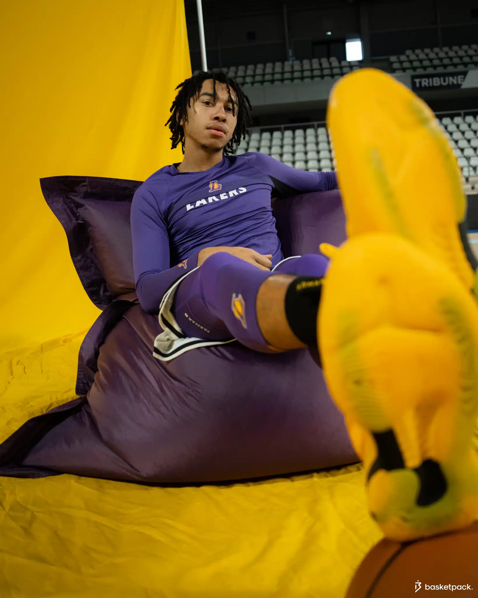 tarmak se900 nba 2022 lakers edition limitee shooting basketpack