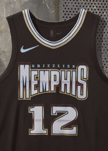 Image de l'article Maillot City Edition 2022-2023 des Memphis Grizzlies : la référence hip-hop !