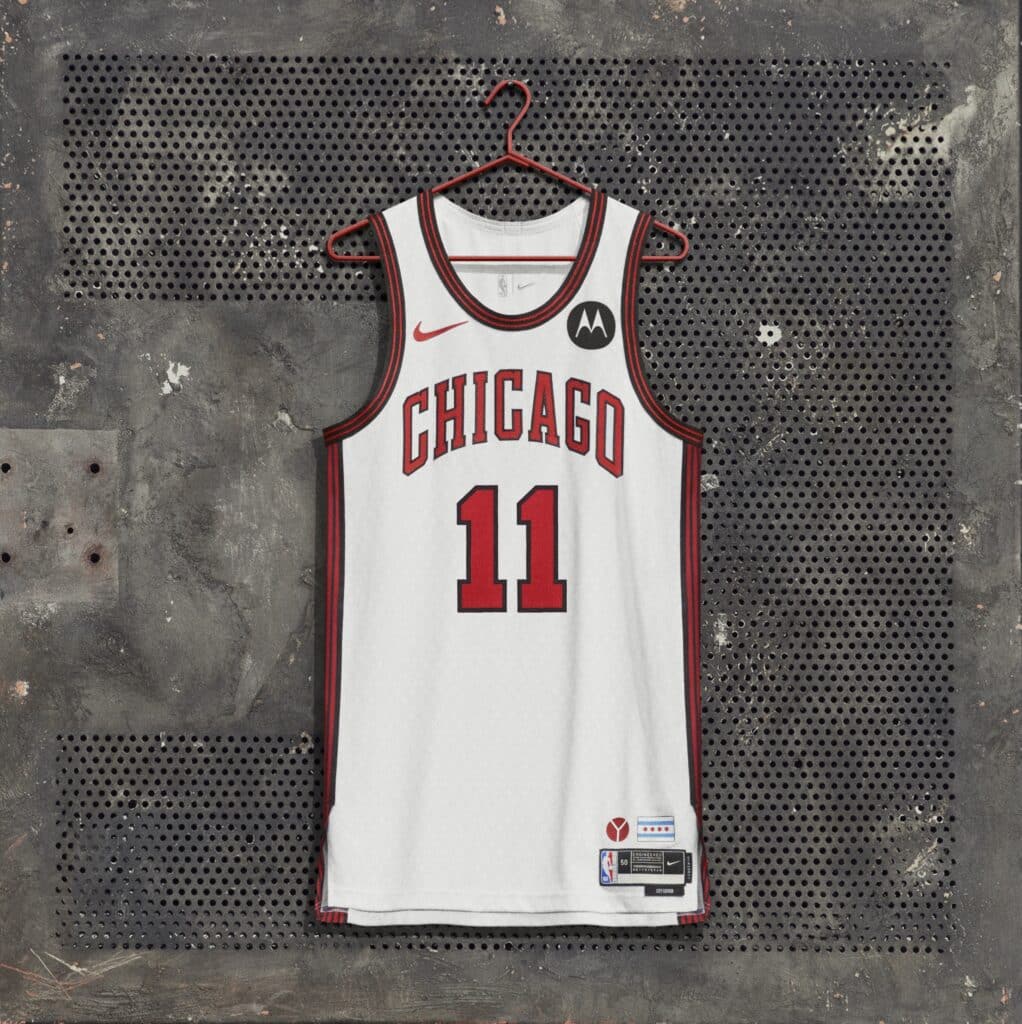 Nike Performance NBA CHICAGO BULLS LAVINE ZACH BOYS ICON - T-shirt imprimé - university red/rouge - (Seconde main