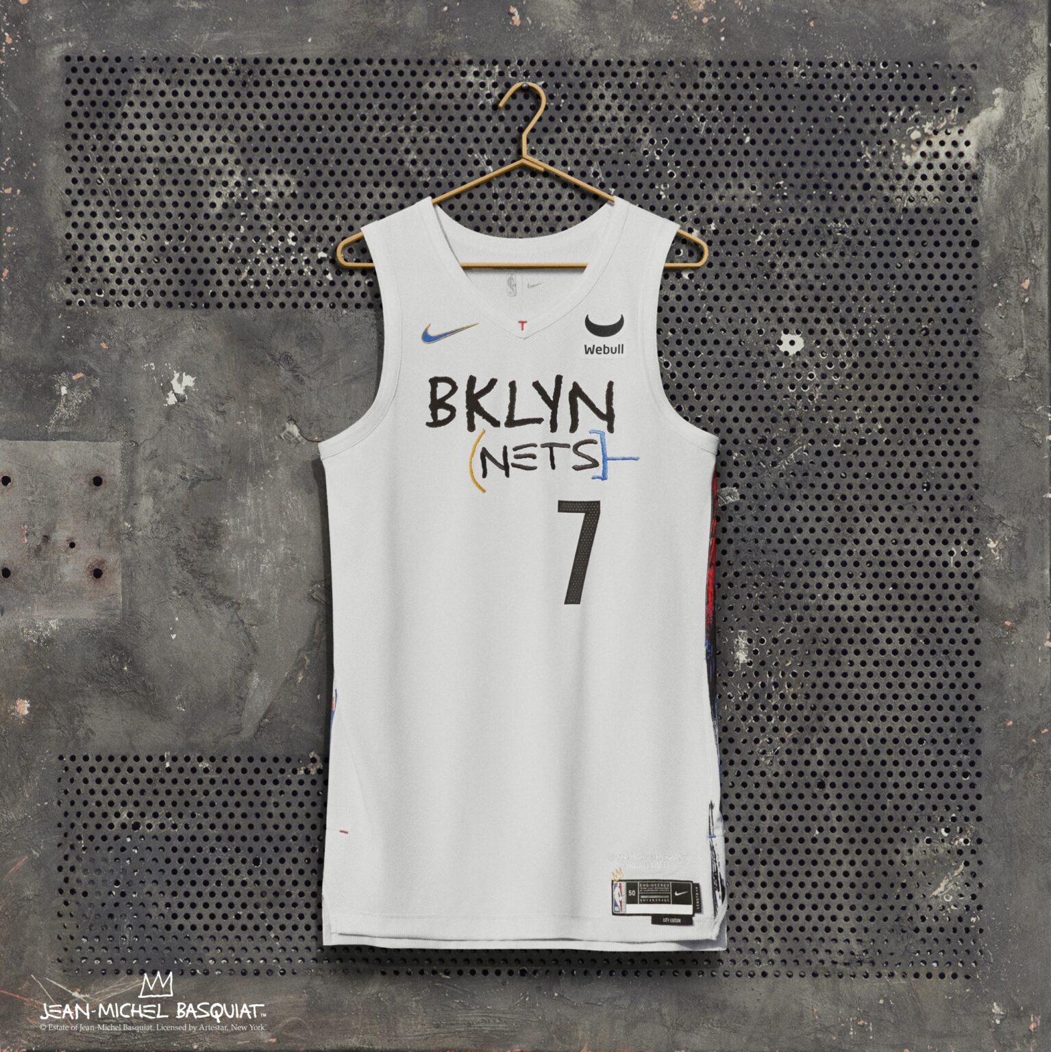 Maillot City Edition 20222023 des Nets le retour de Basquiat