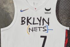 Image de l'article Maillot City Edition 2022-2023 des Brooklyn Nets : le retour de Basquiat !