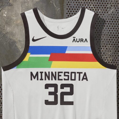 Image de l'article Maillot City Edition 2022-2023 des Timberwolves : Minnesota à l'honneur !