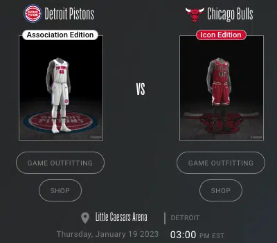 nba paris game 2023 equipements