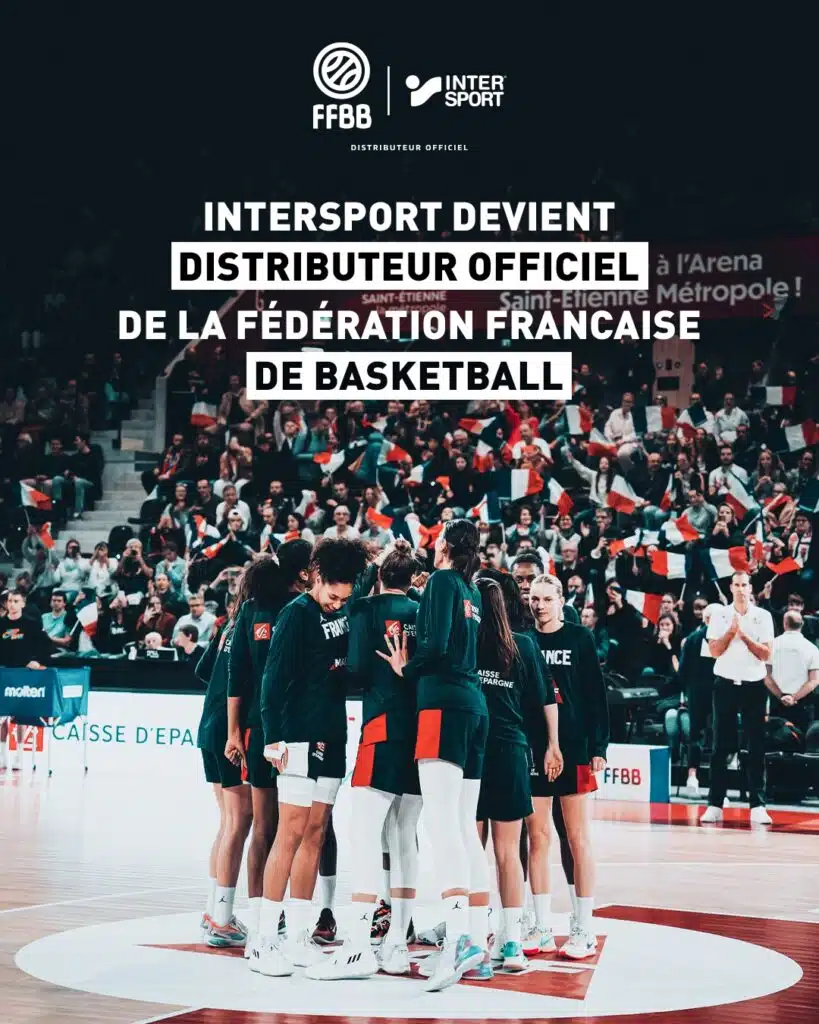 intersport devient distributeur de la ffbb equipe de france