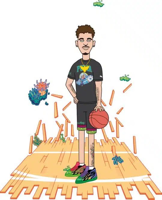 puma mb 2 rick and morty lamelo ball