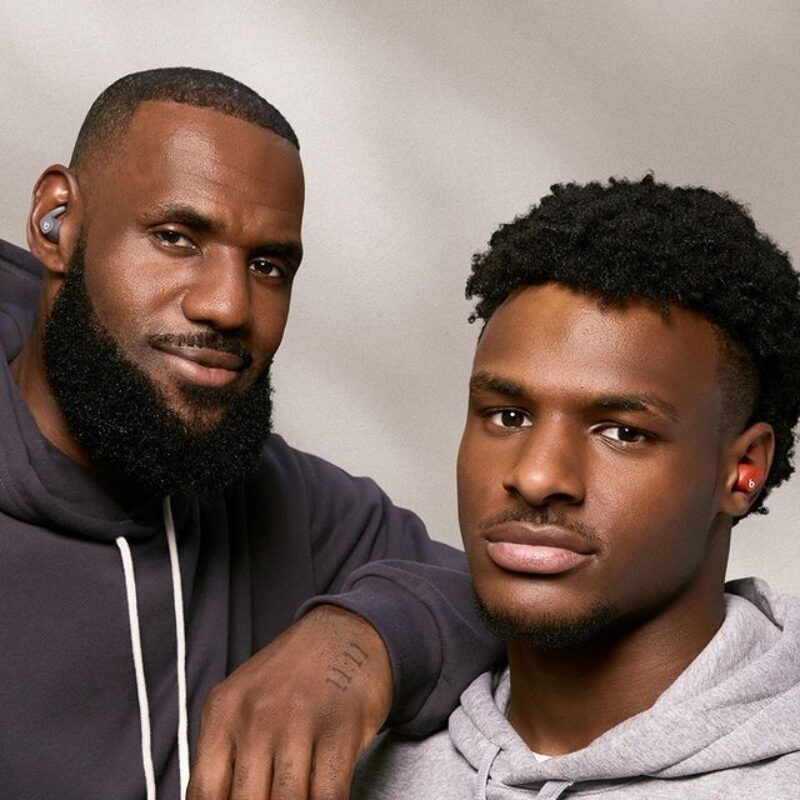 bronny james en nike lors du mcdonalds all american game 2023