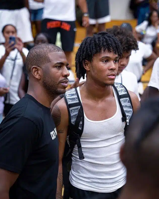 bronny james en nike lors du mcdonalds all american game 2023