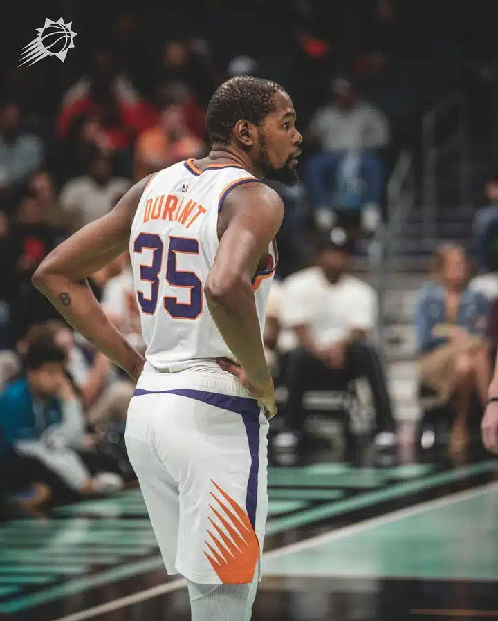 maillot kevin durant phoenix suns association edition numéro 35