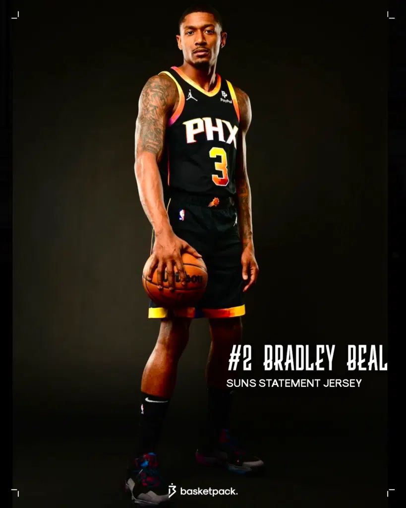 nouveau maillot bradley beal suns