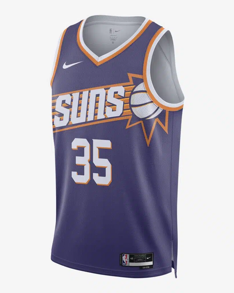promotion maillot basket nike suns durant icon