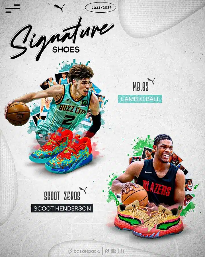 chaussures signature signature shoes saison nba 2023 2024