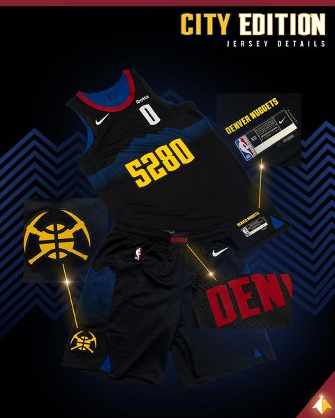 maillot city edition 2023 2024 denver nuggets