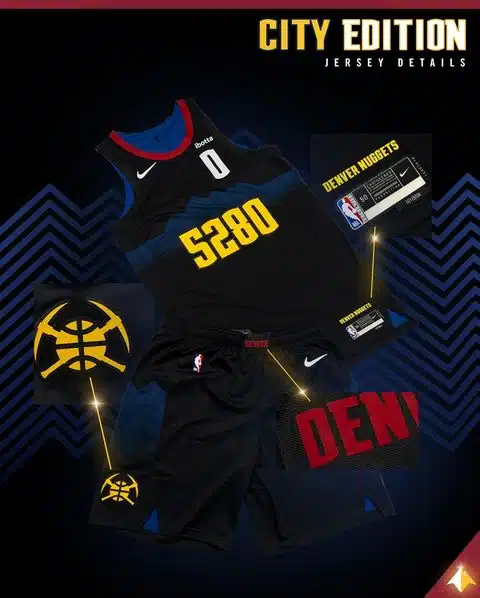 maillot city edition 2023 2024 denver nuggets