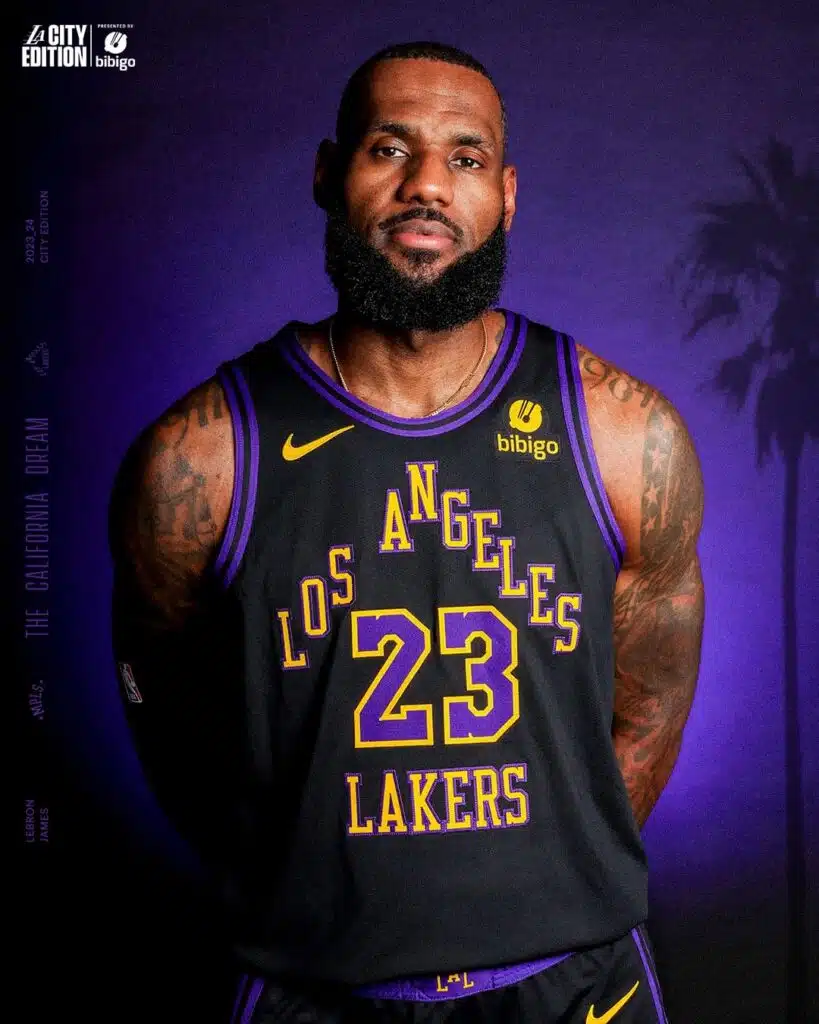 maillot city edition 2023 2024 los angeles lakers