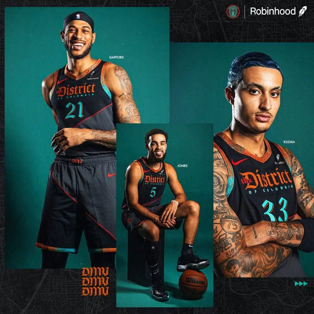 maillot city edition 2023 2024 washington wizards