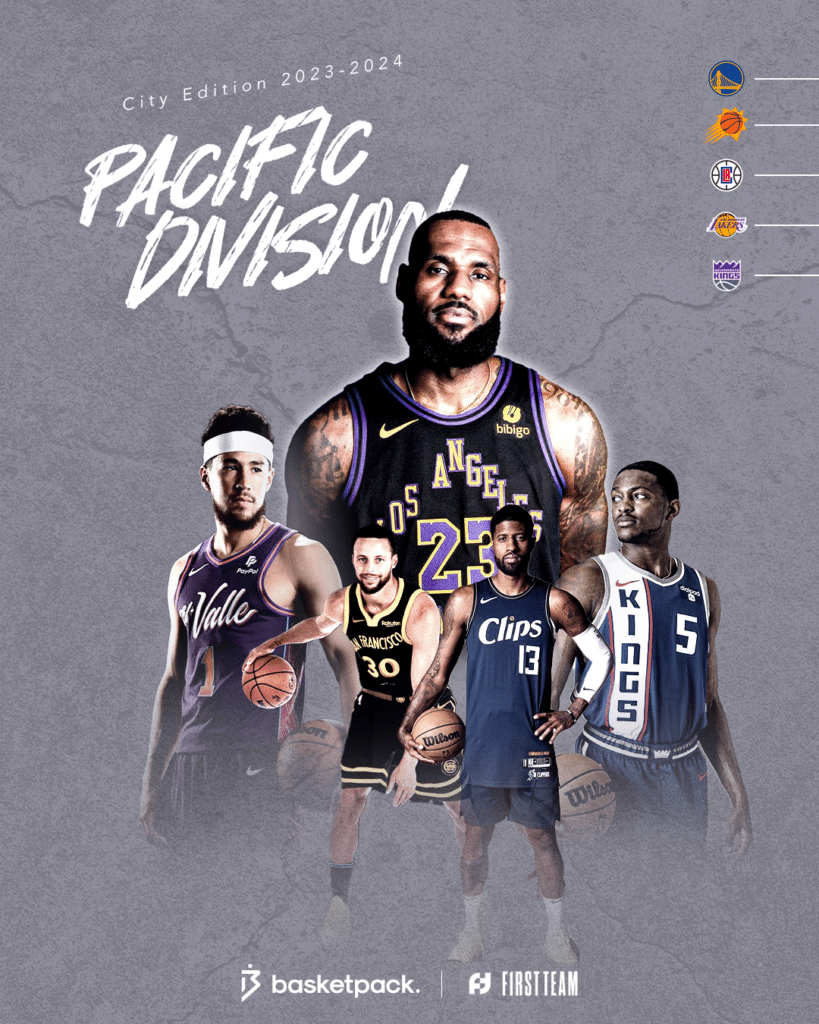 maillot city edition 2023 2024 conference est pacific division