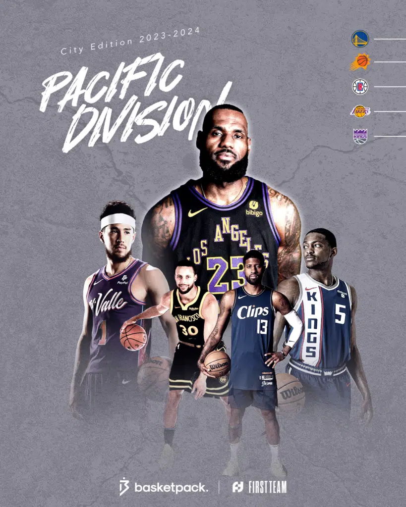 maillot city edition 2023 2024 conference est pacific division