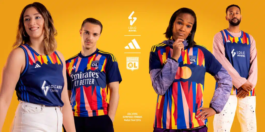 maillot ldlc asvel adidas poter