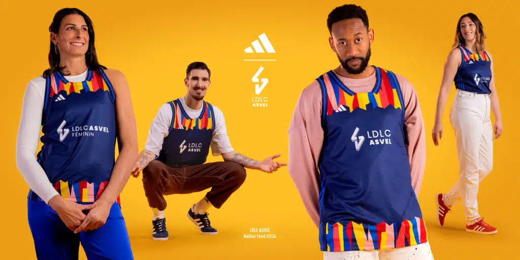 maillot ldlc asvel adidas poter