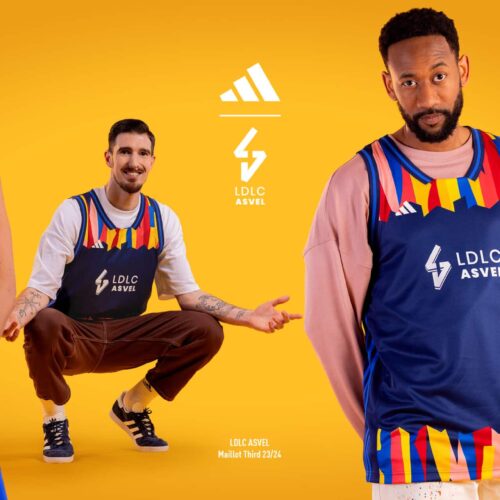 Image de l'article LDLC ASVEL dévoile un nouveau maillot artistique !