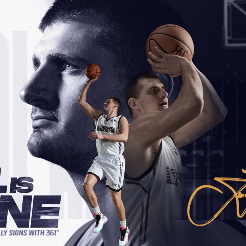 nikola jokic 361° basketball signature shoe