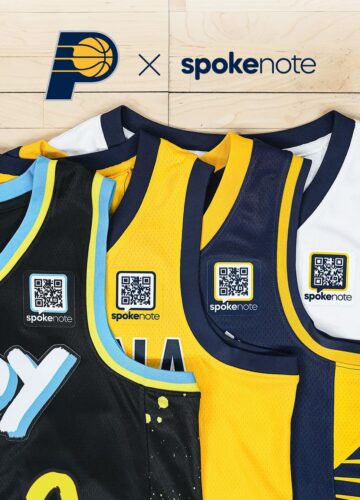 Image de l'article Un QR code sur le maillot des Indiana Pacers !