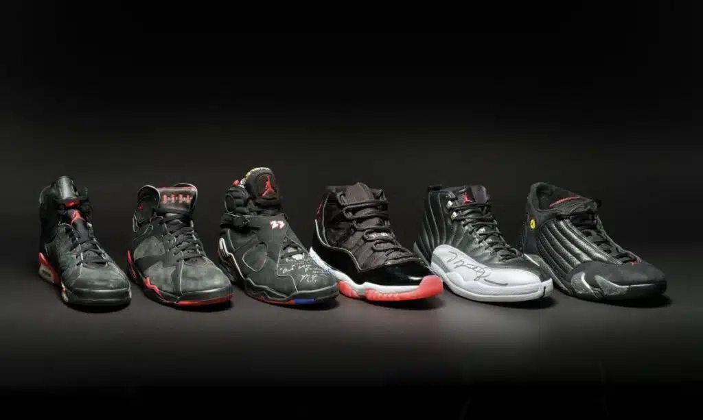6 chaussures michael jordan enchres 8 millions