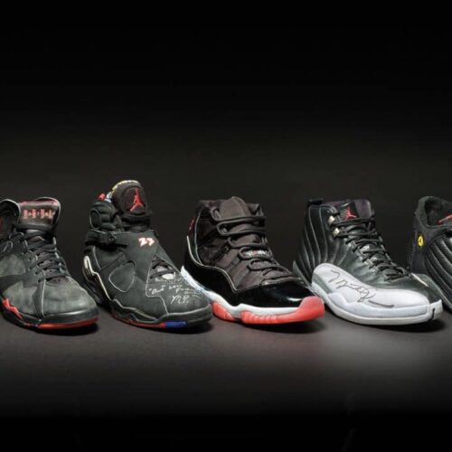 Image de l'article Les 6 chaussures des titres de Michael Jordan vendues à 8 millions de $ !