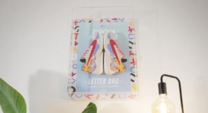 kdre chaussure de basket decoration