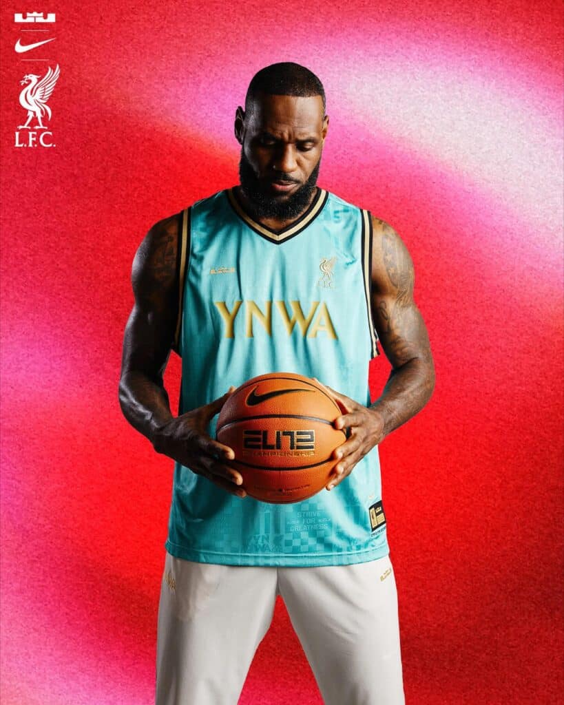 maillot liverpool fc lebron james chapter 2 2024