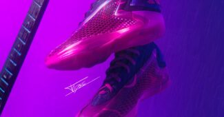 Image de l'article adidas AE 1 « Purple Rain » : isidorestudio custom la paire d’Anthony Edwards !