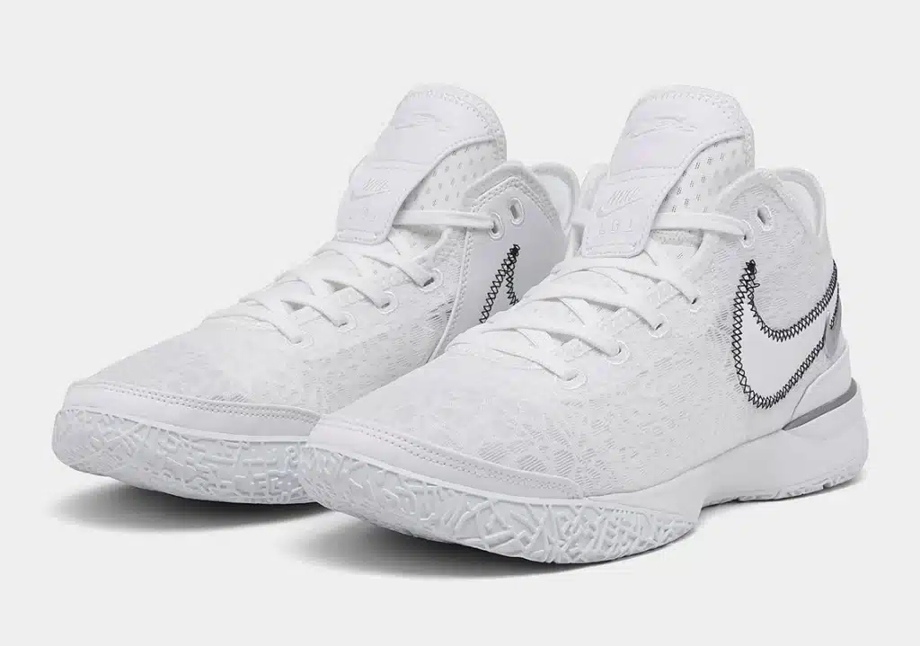 nike lebron nxxt gen white silver