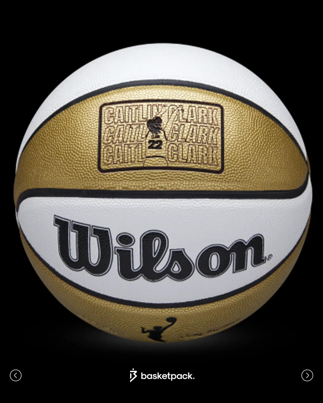 wilson basketball caitlin clark ballon signature