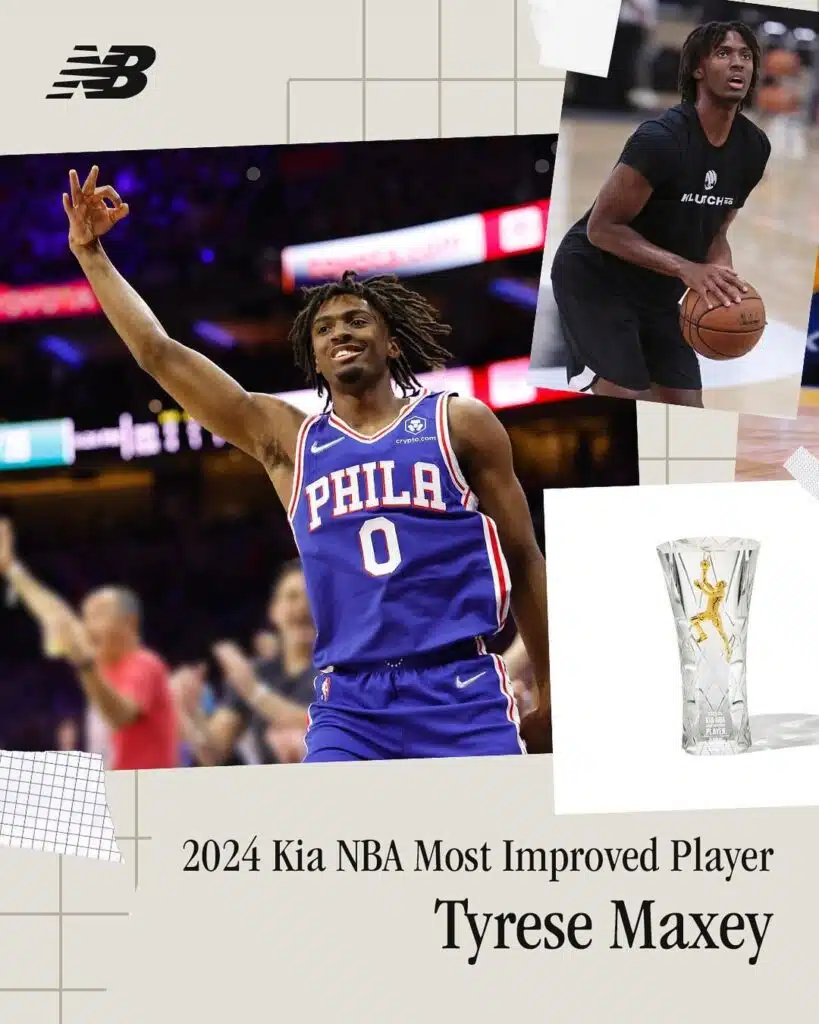 nba 3x paris new balance tyrese maxey