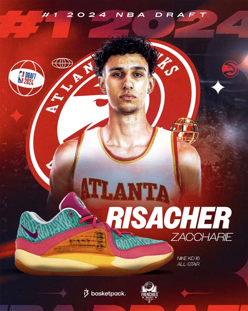 nba draft chaussure zaccahrie risacher paire
