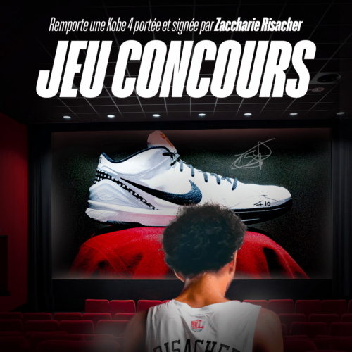Image de l'article NBA Draft : remporte une Kobe 4 signée par Zaccharie Risacher !