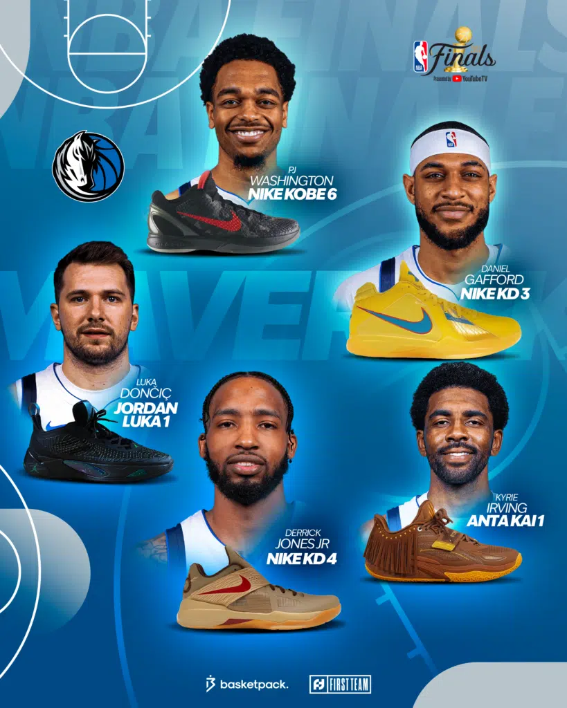 nba finals 2024 les chaussures des dallas mavericks