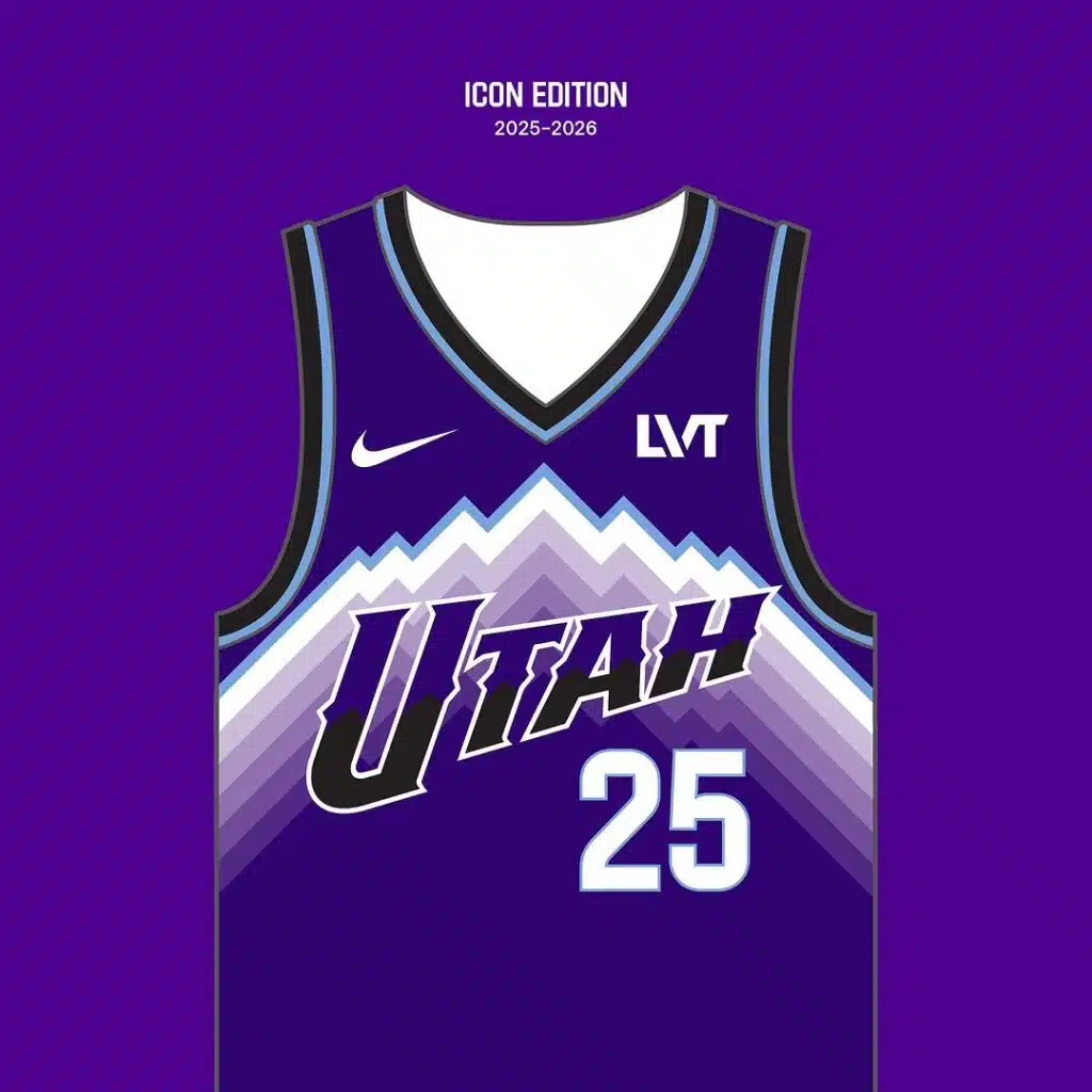 nouveaux maillots utah jazz association edition