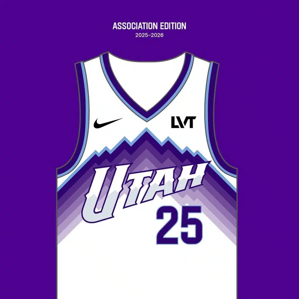 nouveaux maillots utah jazz icon edition