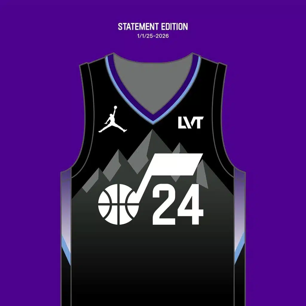 nouveaux maillots utah jazz statement edition