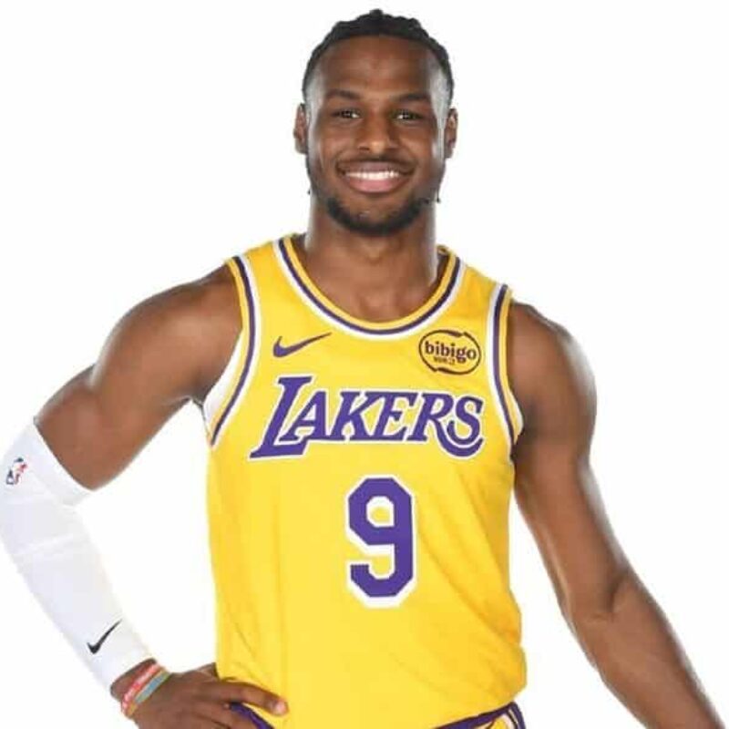 maillot bronny james lakers numero 9