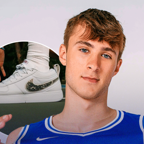Image de l'article Cooper Flagg joue en Nike malgré son contrat avec New Balance