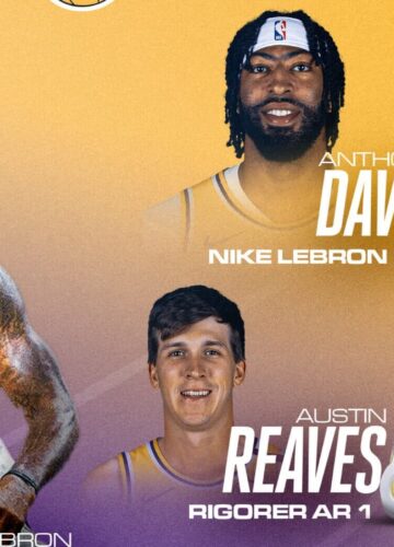 Image de l'article Los Angeles Lakers : guide des paires et maillots pour la saison 2024-2025