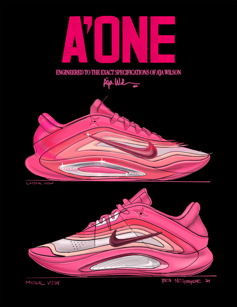 nike a one aja wilson top coloris