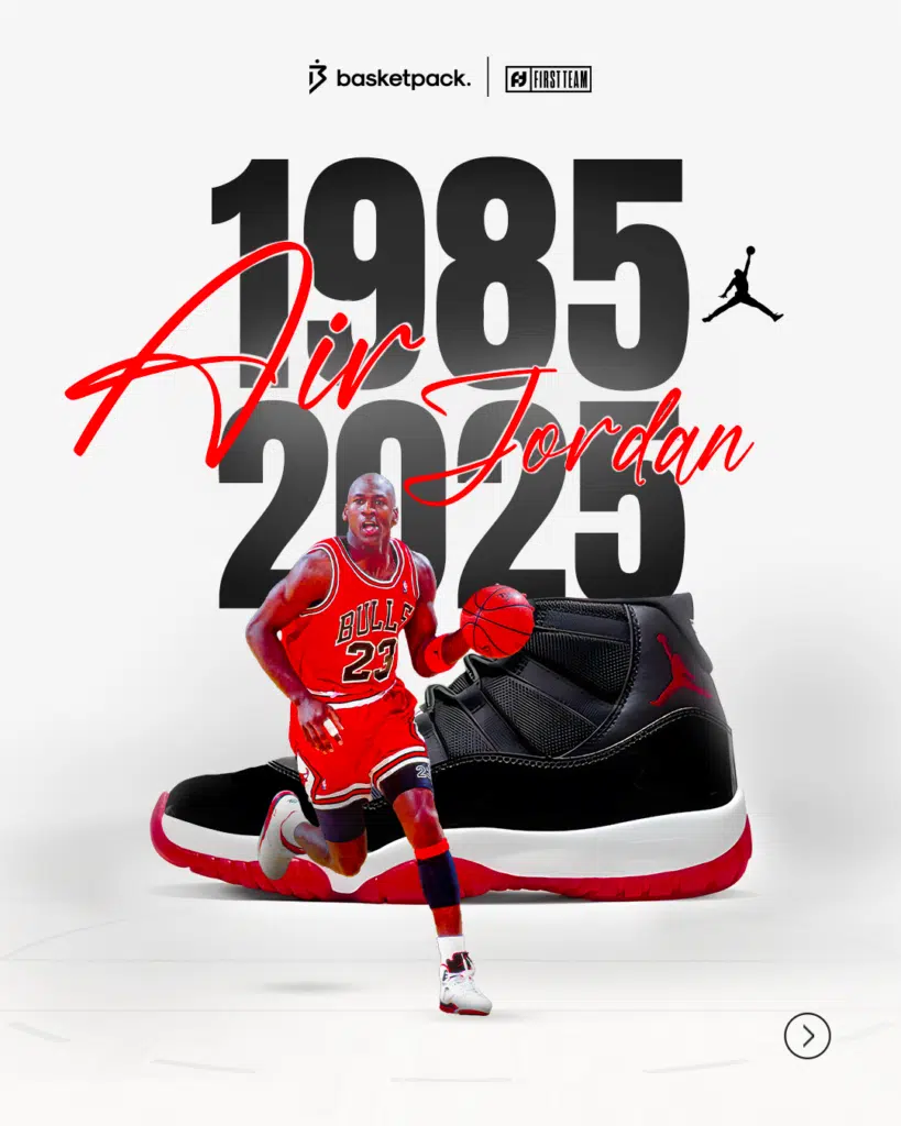 40 ans air jordan infographie basketpack