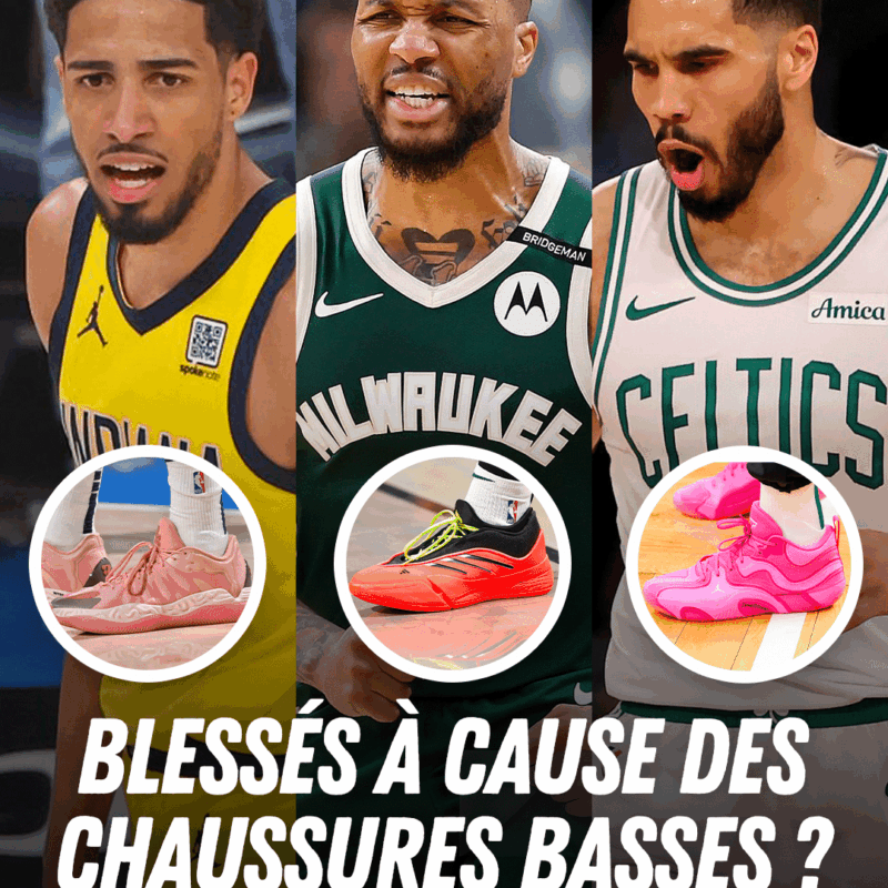 chaussures basketball tige basse risque blessure