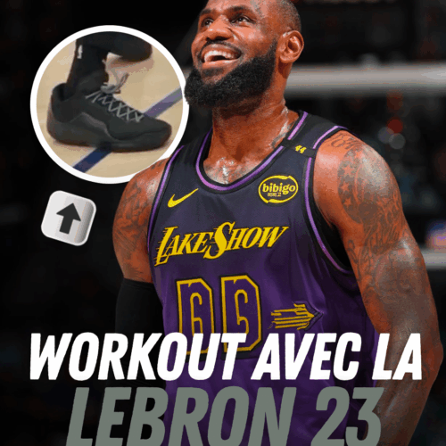 Image de l'article Nike LeBron 23 King James à l'entrainement avec la paire !