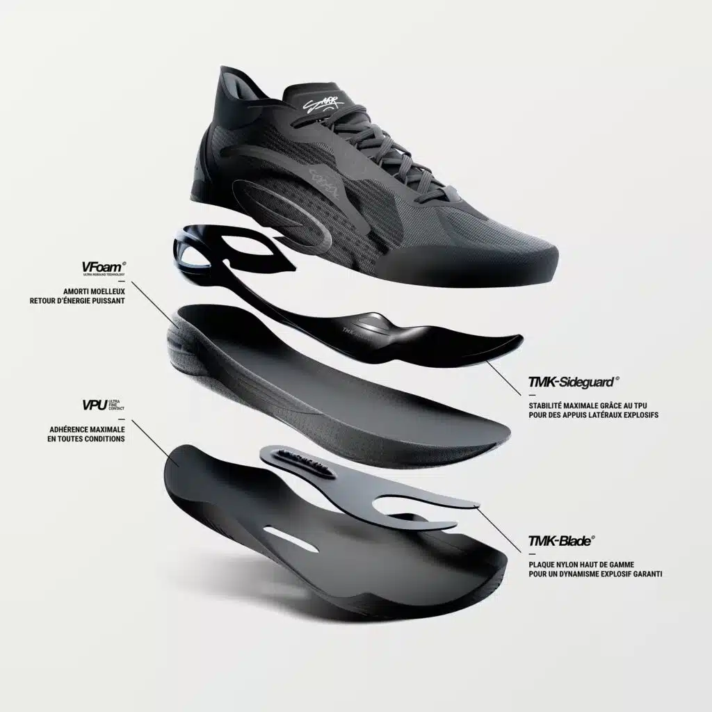 canavarel 900 sarr edition chaussure signature alex sarr decathlon