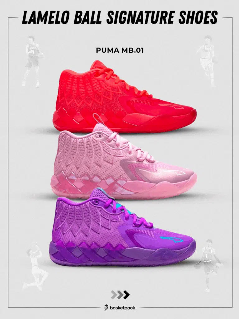 histoire chaussure signautre lamelo ball puma mb 01